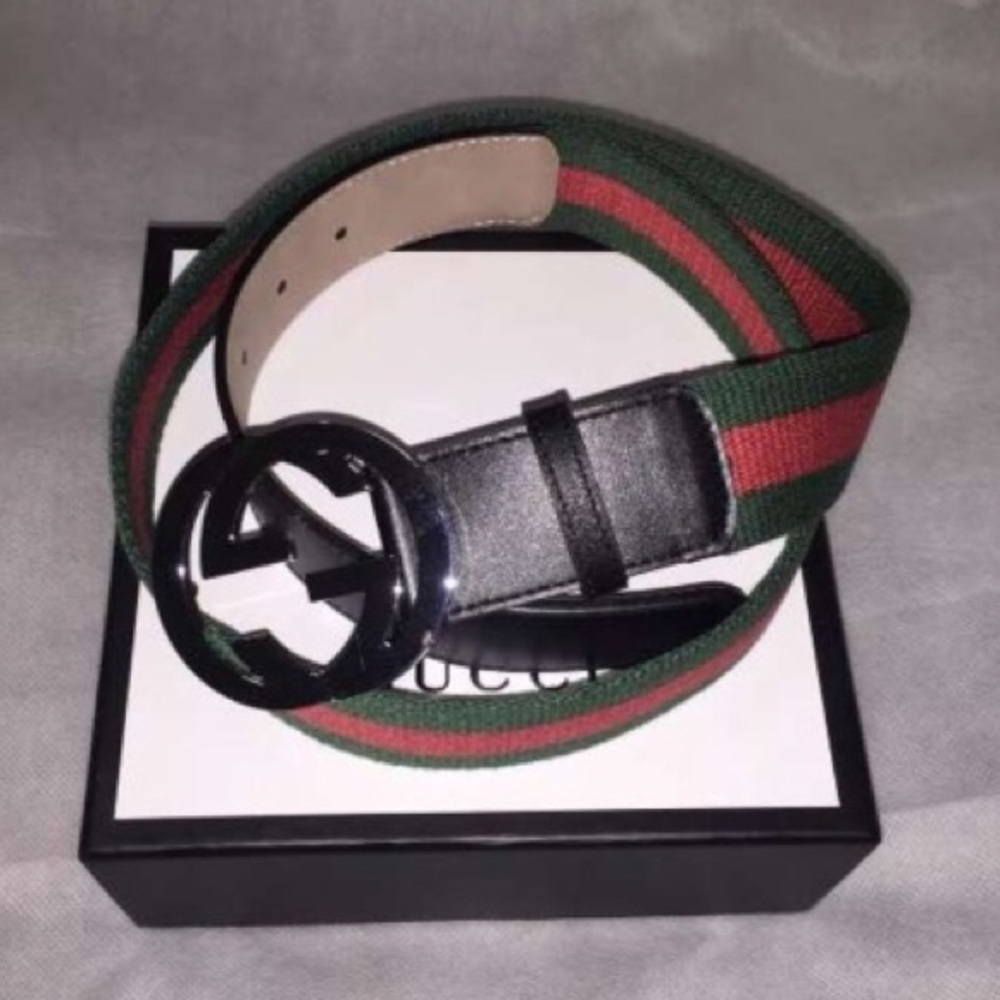 Men’s Black Gucci Belt